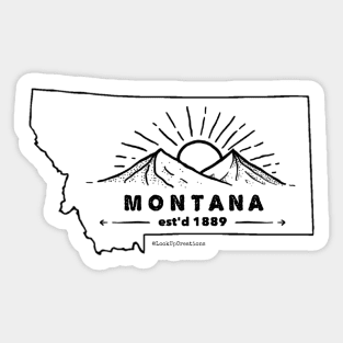 Montana- est'd 1889 Sticker